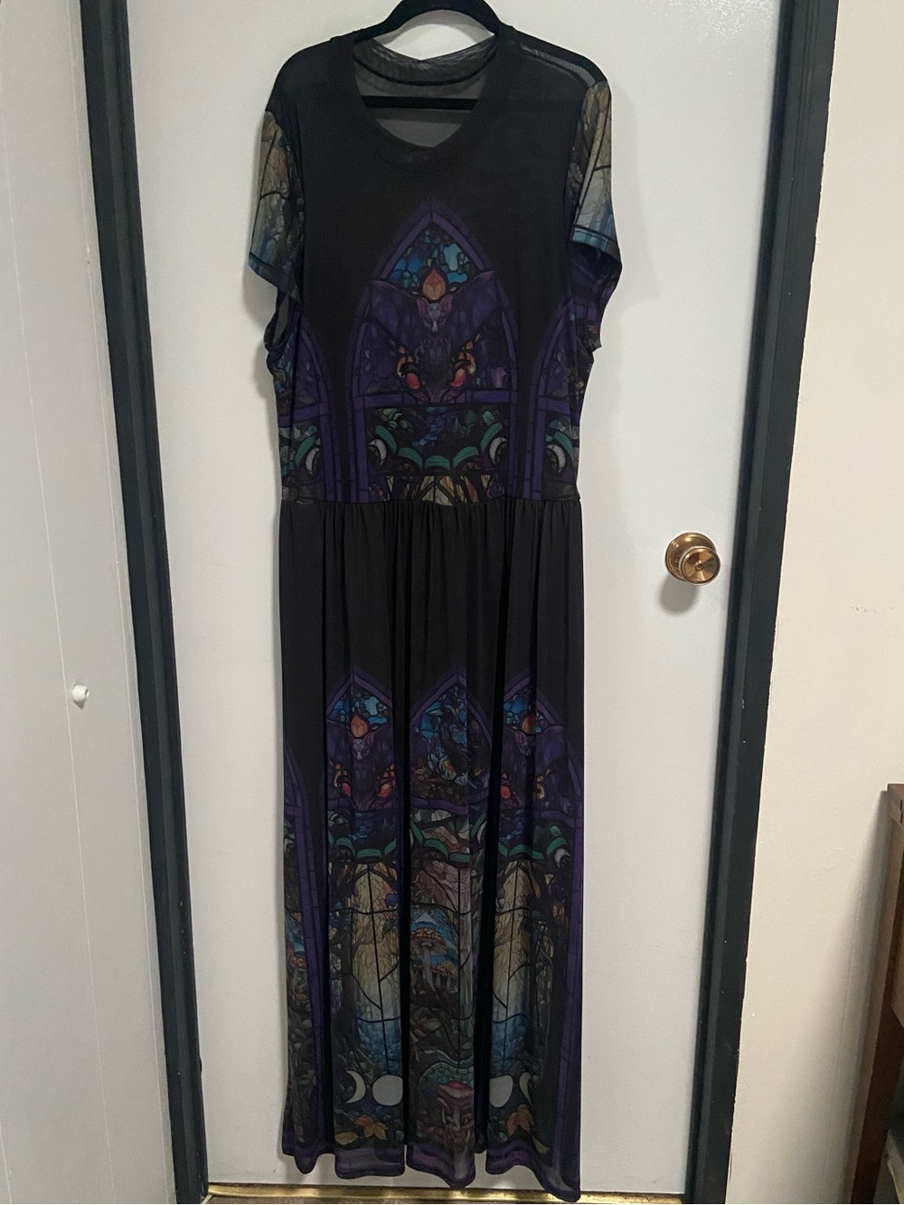 Midnight Hour Stained Glass Mesh Dress